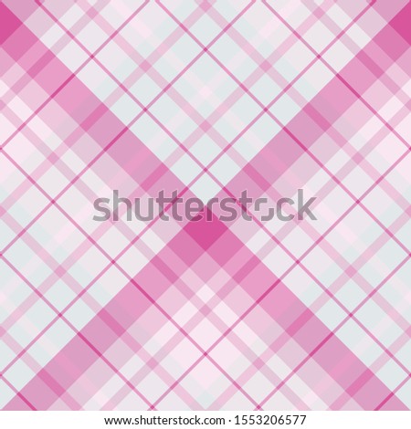 Seamless pattern in great light grey and pink colors for plaid, fabric, textile, clothes, tablecloth and other things. Vector image. 2