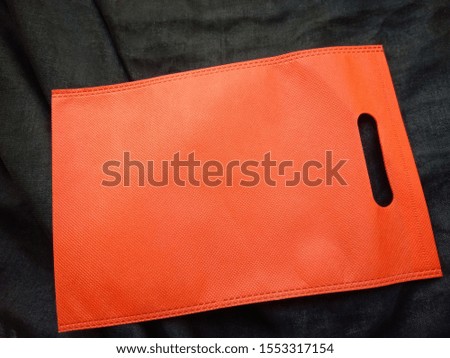 orange D Cut Shopping Bag, ECO Friendly Non Woven Bag