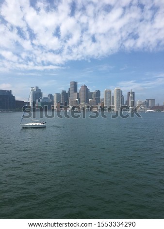 Boston MA skyline.