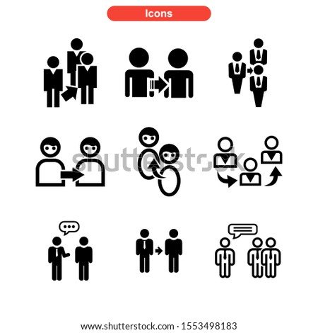 referral icon isolated sign symbol vector illustration - Collection of high quality black style vector icons
