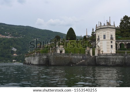 View of Isola Bella, Lake Maggiore, Italy