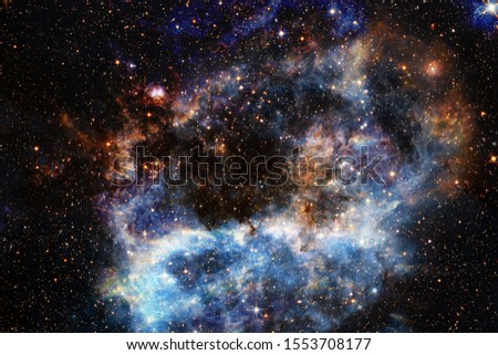 Beauty of deep space. Billions of galaxies in the universe. Elements of this image furnished by NASA