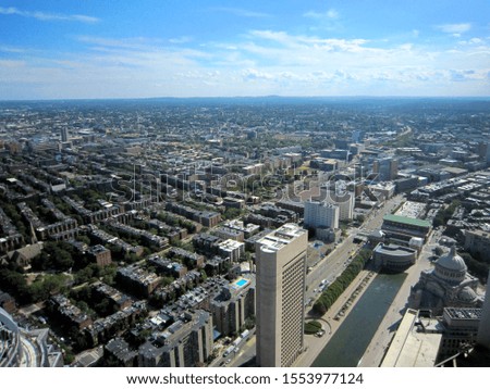 Boston skyline and cityscape, Boston, Massachusetts, USA