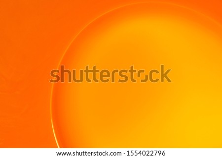Close-up of Orange color Caused by the different types of liquid in beautiful colors