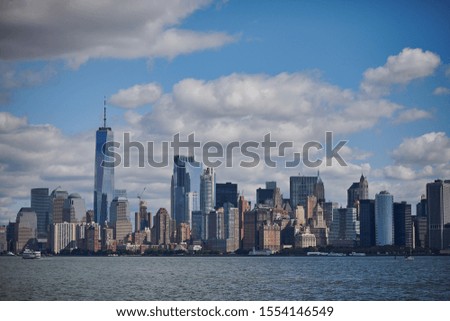 
Manhattan view from the Statue of Liberty