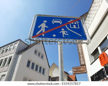 traffic warning signs on the road