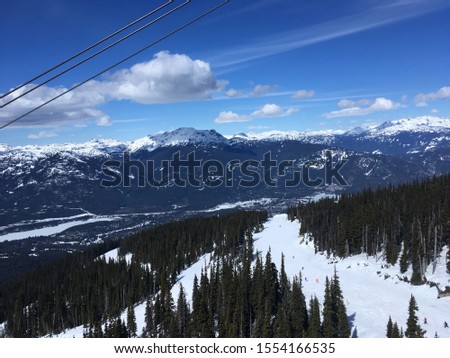 pictures of the moutains in whistler 