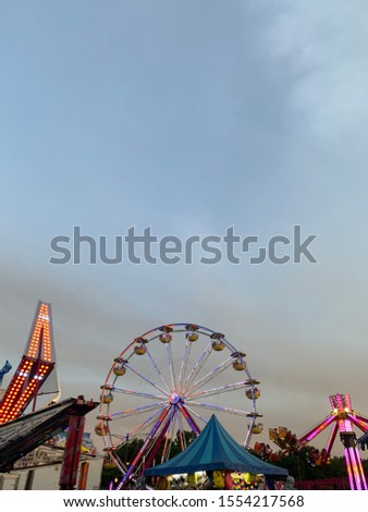 Carnival Picture during sunset/ Connecticut 