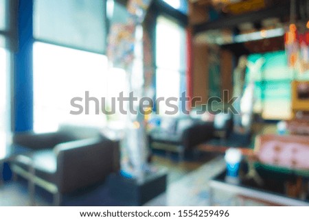 Abstract blur restaurant and coffee shop cafe for background