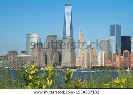 Beautiful view of Manhattan skyline 