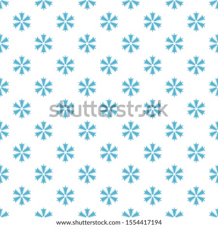 winter vector. varied spruce with objects. simple seamless happy new year background. graphic design for holidays.