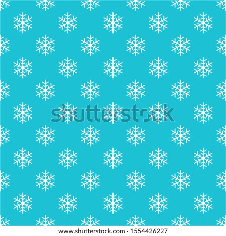 winter vector. snowflake objects. simple seamless happy new year background. graphic design for holidays.
