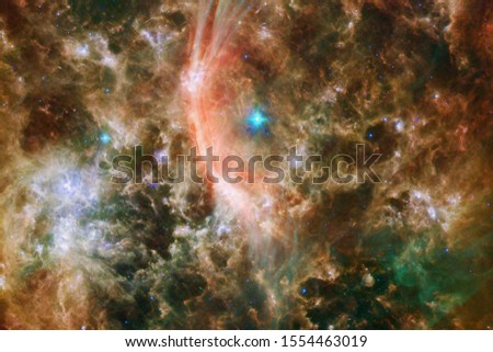 Endless universe. Incredibly beautiful science fiction wallpaper. Elements of this image furnished by NASA.