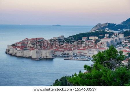 Beautiful Dubrovnik ancient city in Croatia