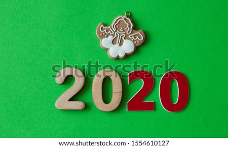 Happy new year 2020 Christmas and New Year background