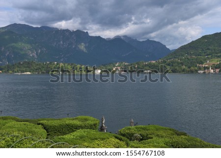 Beautiful landscape of Como lake 