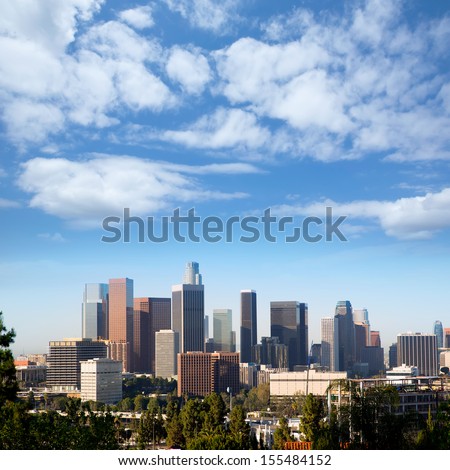 Downtown LA Los Angeles skyline cityscape California