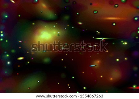 Particle or stars. Colorful background. The elements are furnished by NASA. 