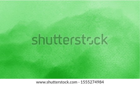 Green watercolor background for your design, watercolor background concept, vector.
