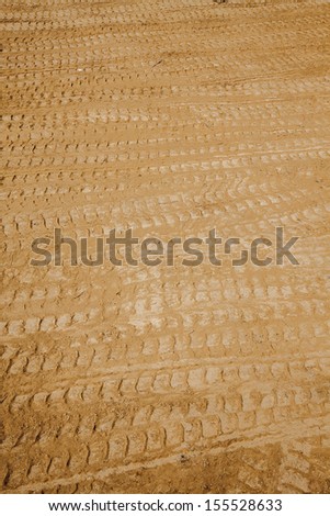 wheel track on sand 01