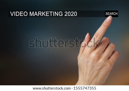 Text sign showing "Video marketing 2020". Conceptual photo list of things that got popular very quickly in 2020 year.