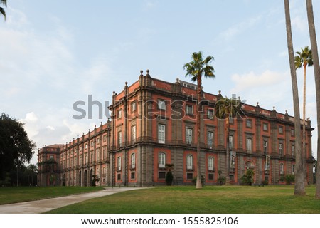 Museo di Capodimonte. Art museum located in the Palace of Capodimonte, a grand Bourbon palazzo in Naples, Italy.  Royalty-Free Stock Photo #1555825406