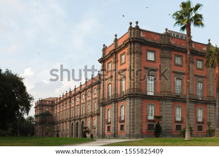 Museo di Capodimonte. Art museum located in the Palace of Capodimonte, a grand Bourbon palazzo in Naples, Italy.  Royalty-Free Stock Photo #1555825409