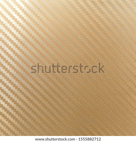 Glossy beige carbon fiber woven pattern