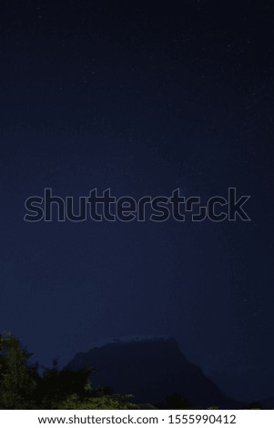 Million of stars at dark night sky background. Abstract background