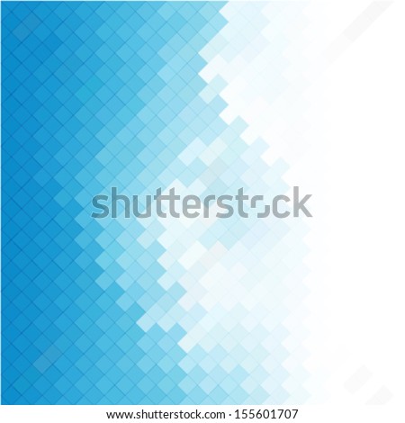 business concept abstract blue background with geometric mosaic shapes