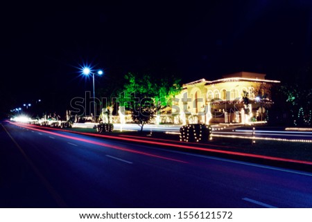 Night Streets of Islamabad photography