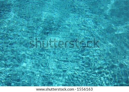 Beautiful shimmering water