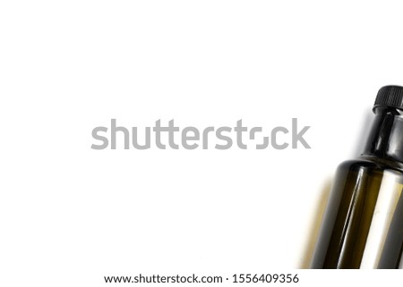 Isolated picture of glass bottle.