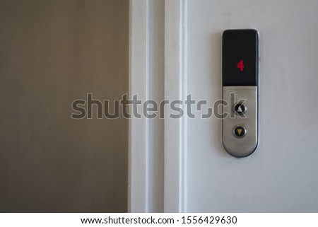 controller of elevator with button in safty concept