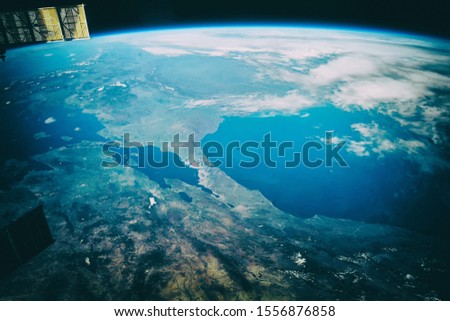 Our unique planet from space. The elements of this image furnished y NASA.
