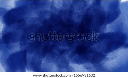 Blue watercolor background for your design, watercolor background concept, vector.
