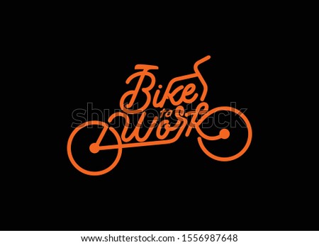 bike to work doodle type