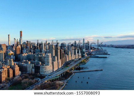 New York Aerial, NYC Photography, Hudson River View
