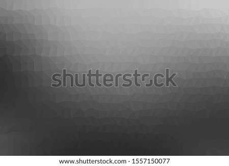 Dark Silver, Gray vector abstract polygonal cover. Colorful abstract illustration with gradient. Brand new design for your business.