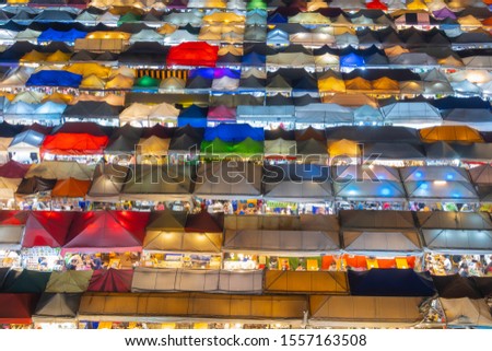 The Train night market Ratchada at Bangkok 