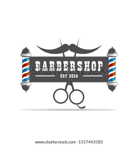 Barbershop logo isolated vector image