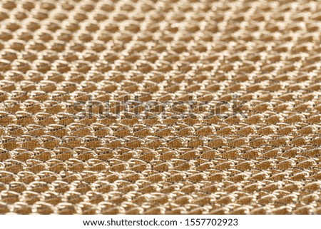 Golden  net texture. Luxury shiny gold background texture. Shallow depth of field.