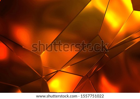 Abstract background. Luxurious Metal Panels Geometric Pattern. Glamour Fashion Backdrop. 3d illustration. Reflective and glossy luxury wallpaper. Shiny, colorful and vibrant texture wall.