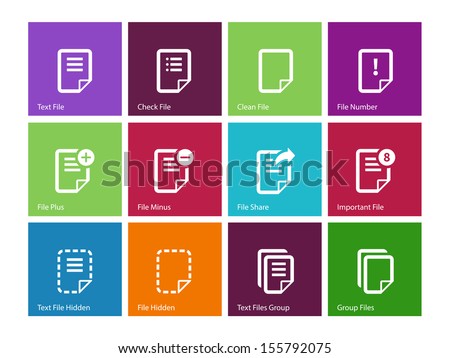 Notepad Document file and Note icons. See also vector version.