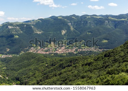 Landscape near Vratsata pass at Balkan (Stara Planina) Mountains, Bulgaria
