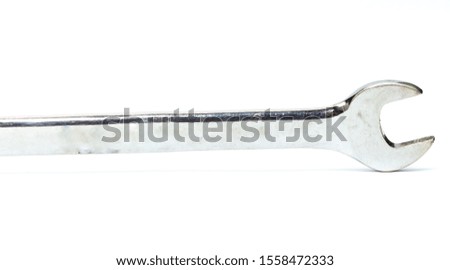 Spanner isolated on white background
