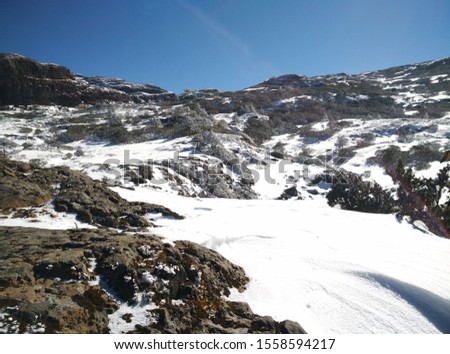 China Yunnan Kunming Jiaozi Snow mountain Photographed in January 2017