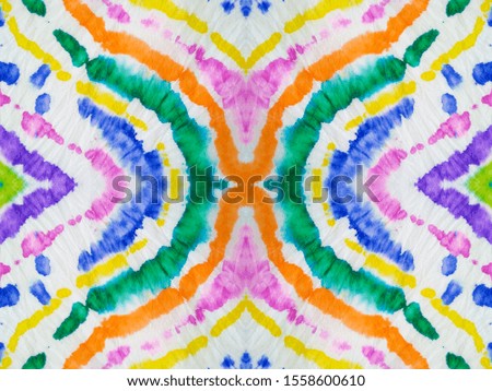 Repeated Color Ink Illustration. Seamless Geometric Pattern. Vivid Repeated African Pattern. Colored Seamless Tie Dye Watercolor Art. Watercolor Splash. Tie Dye Shibori Pattern.
