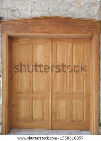an old wooden door background