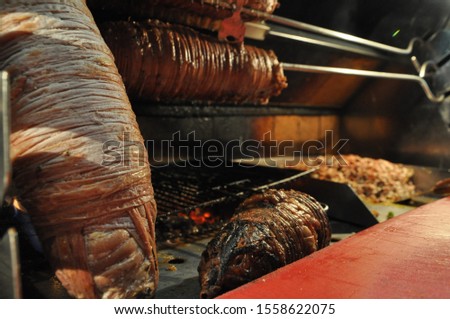 Turkish Street Food Kokorec Stock Photo